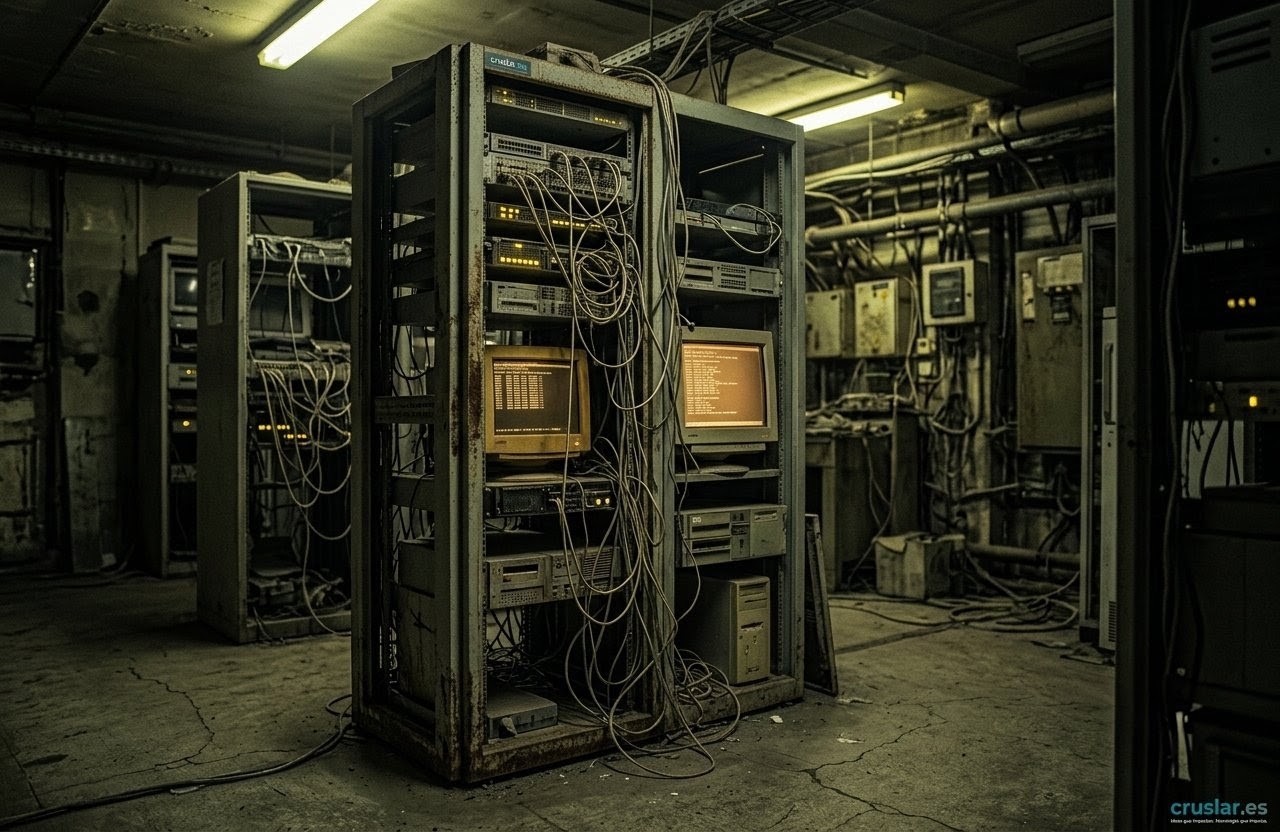 Local physical server room in a small office